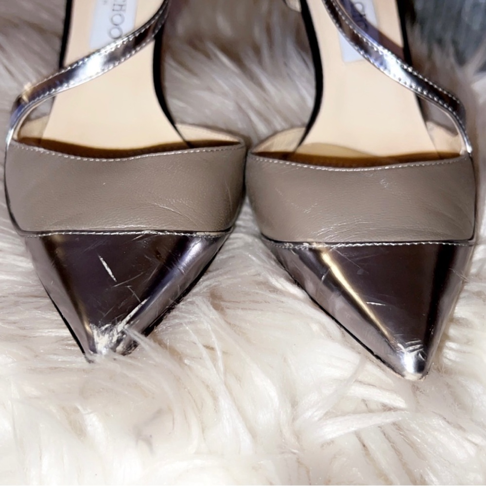 JIMMY CHOO Color-Block Stiletto Heel - Picture 8 of 11
